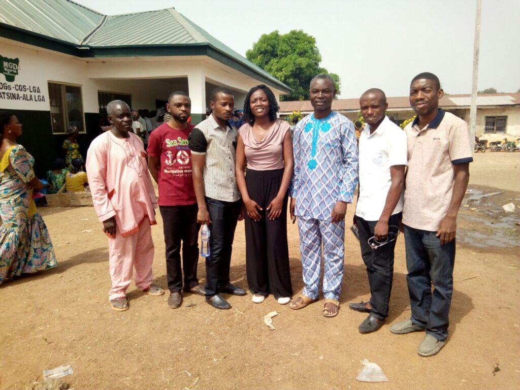 L-R. Pst Joshua Gusa, Dr. Benjamin Okwunjo, Dr. Sesugh Iorfa, Pharm. Doofan Shambe, Pst Yoo Aondona Ali, Dr. Emmanuel Igbabee and Mr. Israel Terna Ashuku