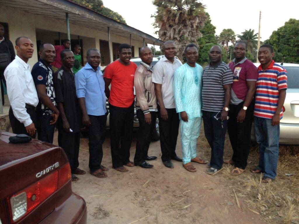 Some of the medical team members and a pastoral team